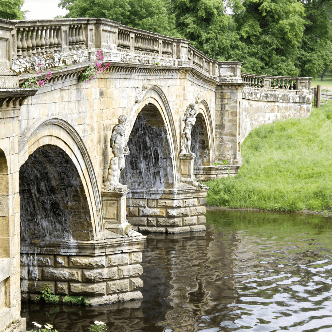 Chatsworth House bridge and Lake