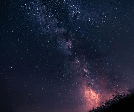 Hundreds, thousands of stars. Caught by stargazers 